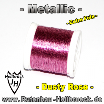 Metallic Bindegarn - Fein - Farbe: Dusty Rose - Allerbeste Qualität !!!